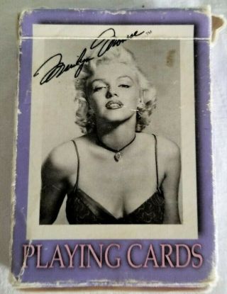 Vintage Marilyn Monroe Bicycle Playing Cards Full Deck B,  W Plus Color Complete