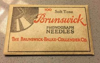 100 Soft - Tone Phonograph Needles For Columbia Victor Hmv Brunswick Gramophones