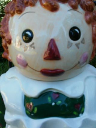 1998 Raggedy Ann Cookie Jar.  By Target Stores
