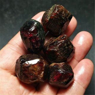 119g Natural Red Garnet Crystal Gemstone Rough Stone Mineral Specimen Healing