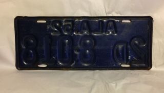 1952 MOBILE,  ALABAMA (2) LICENSE PLATE PAINT 2