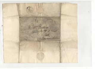 1790 Stampless Folded Letter,  To Monmouthshire,  Uk,  Ref: Sheriff