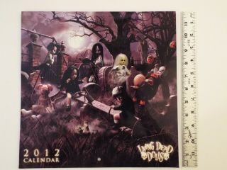 Living Dead Dolls - 2012 Wall Calendar - Rare - - Horror - Halloween - Death Dates
