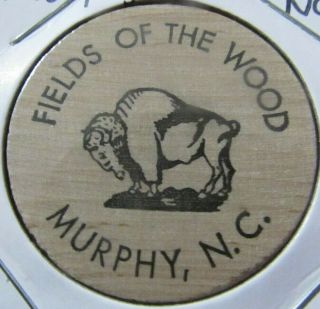 Vintage Fields Of The Wood Murphy,  Nc Wooden Nickel - Token North Carolina