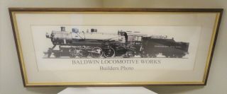 Vintage Northern Pacific Railways Npry Baldwin Locomotive Builders Photo