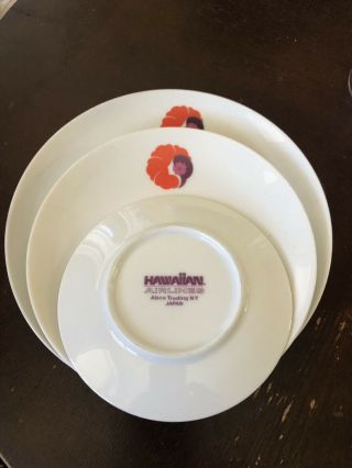Hawaiian Airlines First Class Dishware