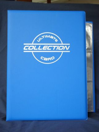 Toploader Binder With 30 Toploader Pages Blue Garbage Pail Kids Wacky Packages