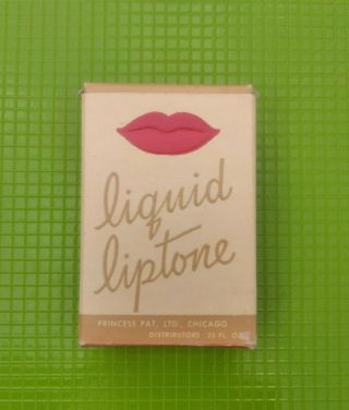 Princess Pat Liquid Liptone Vintage Makeup Box Ads Thinner Lipstick