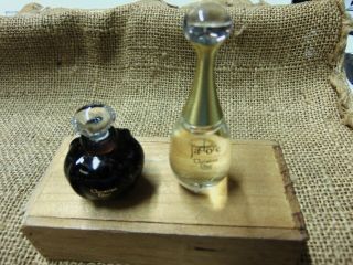 Vintage Christian Dior Paris Poison Perfume With Stopper,  Jadore Perfume Mini 
