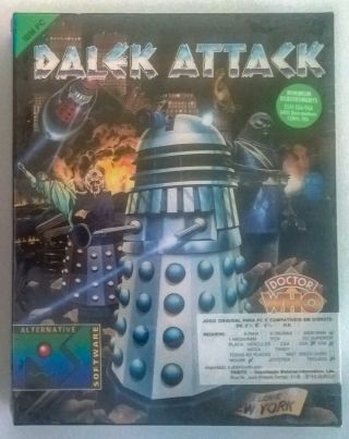Doctor Who Ibm Pc Game Dalek Attack And 1992