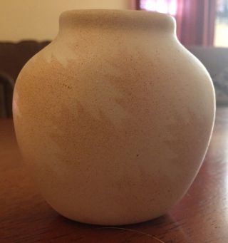 Cedar Mesa Native American Handmade and Painted Pottery Wild Horses Bud Vase 5
