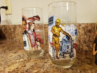Star Wars - The Empire Strikes Back 1980 Burger King Glasses - Complete Set of 4 4