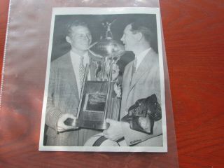 1942 Don Hutson Green Bay Packers Mvp Award Press Photograph