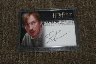 Remus Lupin Authentic Autographed Signed Card Harry Potter Order Of Phoenix