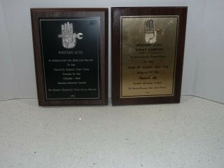 Plymouth Trouble Shooting Contest Two Plaques 1990 1993 Chrysler Dodge Mopar