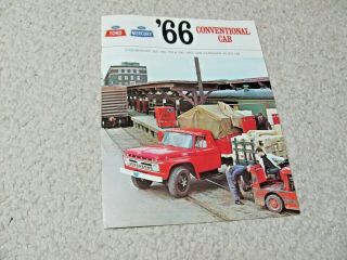 1966 Canadian Ford Conventional Cab Trucks Sales Brochure