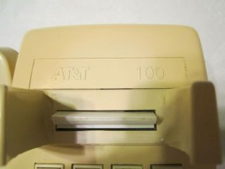 Vintage Tan AT&T Corded Wall Mounted Telephone Dial Phone 100 5