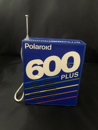 Polaroid 600 Plus Film Pack Vintage Transistor Radio Am/fm Novelty