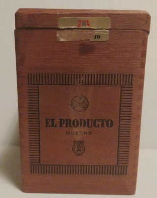 El Producto Queens Wooden Cigar Box