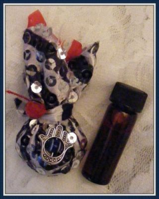 Protection From Harm & Evil Eye Mojo Bag With Oil Voodoo,  Santeria,  Wicca