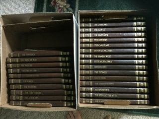 1970’s Time Life The Old West Complete 26 Vol.  Leatherette Set W/master Index