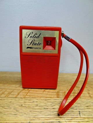 Vintage Kmart Red Am Transistor Radio
