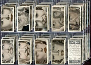 Tobacco Card Set,  Ardath,  Who Is This?,  Actor,  Actresses,  Film Stars,  1937