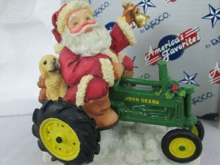 John Deere Santa Claus Christmas Collectible 1999 America 