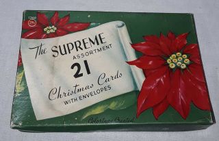 Vintage Christmas Greeting Cards Santa Claus