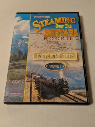 Rare Steaming Over The Montana Rockies Railroad Train Locomotive Dvd