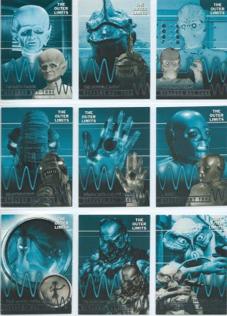 Outer Limits Premiere Edition - Strange But True - Complete 9 Card Chase Set