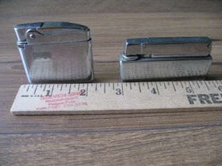 2 Vintage Pocket/table Lighters - Rowenta,  Germany - With Initials