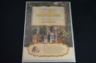 Disney Song Of The South Movie Poster 1946 Rare Banned Film