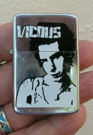 Star Cigarette Lighter - Sid Vicious - Punk