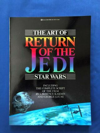 1983 Star Wars The Art Of Return Of The Jedi Ballantine Books Softcover