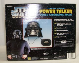 STAR WARS DARTH VADER POWER TALKER VOICE CHANGING MASK BOXED 2