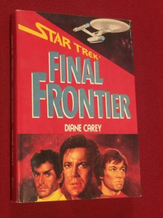 Star Trek V Final Frontier By Diane Carey Hardback Book Club Ed 1988
