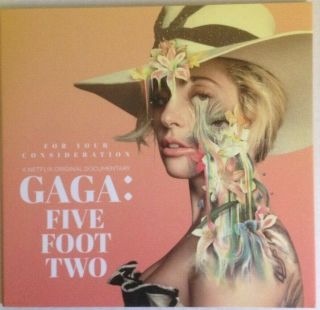 Lady Gaga,  Five Foot Two (documentary 2017 Netflix Fyc Emmy Award Dvd Pressbook