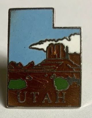 Utah State Lapel Hat Souvenir Pin