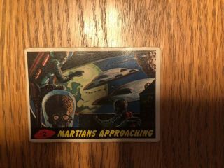 1962 Topps Bubbles Mars Attacks Card 2 Martians Approaching 5