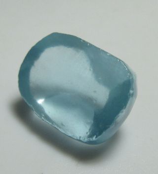 9.  92 Crt Flawles Sky Blue Topaz Preformed Ready To Facet Rough W6