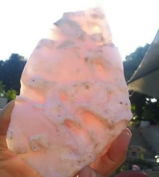 Best Clarity 1,  Lb Pink Opal Rough For Carving Or Cabbing Plzread Narrative