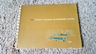 1967 Chevrolet Passenger Car Engineering Features Covers All Models