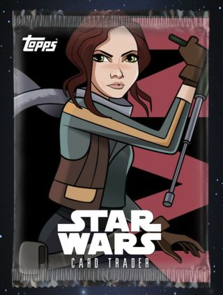 Star Wars Card Trader: Jyn Erso Tier A Pack Art (40cc) -