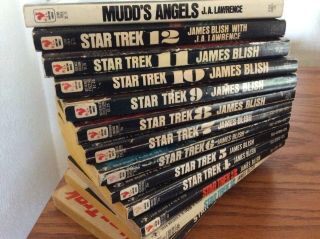 James Blish “star Trek” Adaptation Paperback Set (13 Volumes)