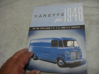 Vanette For 1948 Ford Trucks Poster Advertising