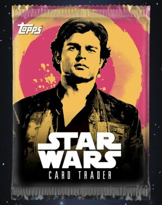 Star Wars Card Trader: Rare Tier A Pack Art - Solo Star Wars Story - 77cc