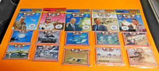 Desert Storm Trading Cards “troops “ 1991 - Series Ii Complete 5 Rack Packs