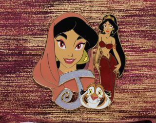 Disney Glitter Jasmine Fantasy Pin