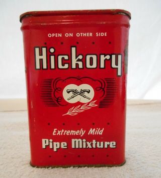 Vintage Hickory Tobacco Pocket Tin Advertising John Middleton Inc.